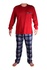Zdenda Lux pánske pyžamo s flísom červená veľkosť: XL