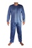 Jindrich dlhé pyžamo pánske V2338 šedomodrá veľkosť: 3XL