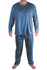 Libor pánske pyžamo s dlhým rukávom 1-OGD-145 modrá veľkosť: XL