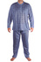 Libor pánske pyžamo s dlhým rukávom 1-OGD-145 šedomodrá veľkosť: M
