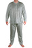 Libor pánske pyžamo s dlhým rukávom 1-OGD-145 svetlošedá veľkosť: M