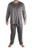 Libor pánske pyžamo s dlhým rukávom 1-OGD-145 tmavo šedá veľkosť: M