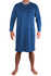 Dominik pánska nočná košeľa dlhý rukáv modrá veľkosť: XL