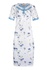 Jiřina dámska nočná košeľa s krátkym rukávom 7000 modrá veľkosť: XXL