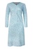 Ludvika dámska nočná košeľa dlhý rukáv 6523 svetlomodrá veľkosť: XL