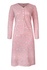 Ludvika dámska nočná košeľa dlhý rukáv 6523 ružová veľkosť: XL