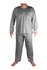 Johan pánske pyžamo s dlhým rukávom V2003 svetlošedá veľkosť: 3XL