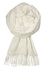 Bergamo white luxusný zimný šálý hebký LZ-098 biela