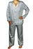 Guante Satin pánské pyžamo kockované K150814 svetlomodrá veľkosť: XL