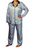 Gorra Satin pánske pyžamo K150814 svetlomodrá veľkosť: XL