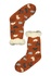 Thermo ponožky s baránkom svetlohnedá veľkosť: 35-38