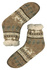 Nórsky vzor béžové ponožky s baránkom 1133 béžová veľkosť: 39-41