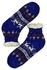 Nórsky vzor Blue ponožky s baránkom 1133 modrá veľkosť: 39-41