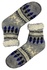 Nórsky vzor Grey ponožky s baránkom 1133 svetlošedá veľkosť: 39-41