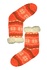 Dámske ponožky teplé s baránkom M040 oranžová veľkosť: 35-38