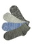Šport nízke žíhané ponožky lacno 3 páry GM428 viacfarebná veľkosť: 43-47