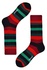 Color stripes vysoké ponožky 0508 viacfarebná veľkosť: 36-40