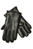 Sandrou kvalitné kožené rukavice pánske teplé SZK105 čierna