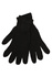 Jesenné hrejivé pletené rukavice R226PM čierna