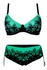 Green Rose dvojdielne plavky pre plnoštíhle zelená veľkosť: XXL