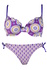 Briane Sun II. dvojdielne plavky s kosticou fialová veľkosť: M