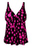 Selite Pink tankini tielko - plavky S136-5 ružová veľkosť: 4XL