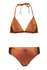 Satin Bronze bikiny plavky S1039 hnedá veľkosť: S