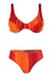Delory dámske dvojdielne plavky bez výstuže oranžová veľkosť: M