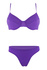 Ida dámske nevystužené plavky fialová veľkosť: M