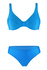 Claudy dámske nevystužené plavky modrá veľkosť: L