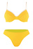 Liduš dámske dvojdielne plavky bez výstuže žltá veľkosť: L