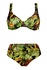 Rodeta dvojdielne nevystužené plavky zelená veľkosť: L