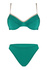 Nina dámske nevystužené plavky s kosticami olivová zelená veľkosť: M