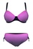 Lilian dámske dvojdielne plavky výstuž S1161 fialová veľkosť: XL