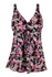 Olivie Pink kvetinové tankini plavky tielko S136-20 viacfarebná veľkosť: L