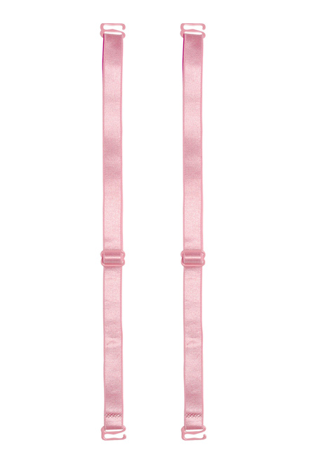 12 mm - textilné ramienka k podprsenke svetlo ružová