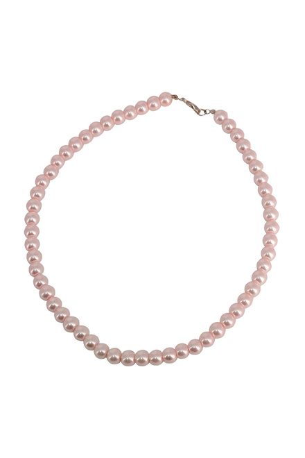 Perlový náhrdelník ružový