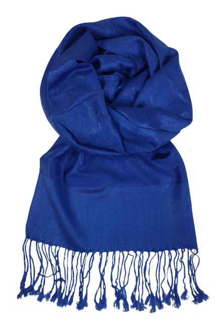 Milano elegantný jednofarebný šál modrá