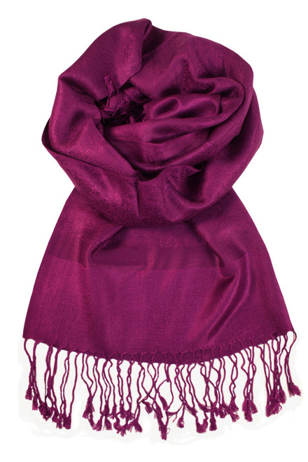 Milano elegantný jednofarebný šál fialová