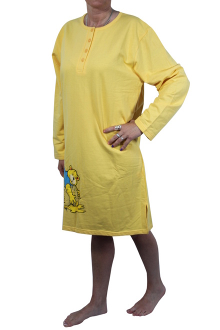 Honey dámska nočná košeľa žltá veľkosť: 3XL