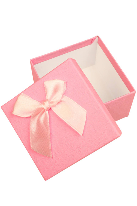 Darčeková krabička 8x8 cm sladko ružová