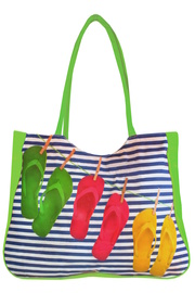 Flops textilná plažová taška