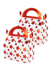 Vianočná darčeková krabička 14 x 12,5 x 7 cm - 2 kusy