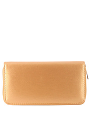 Shiny gold dámska peňaženka na zips 11614-2