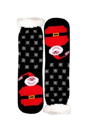 Santa Claus vianočné teplé ponožky vysoké detské CW232