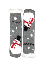 Snowman vianočné teplé ponožky detské CW232