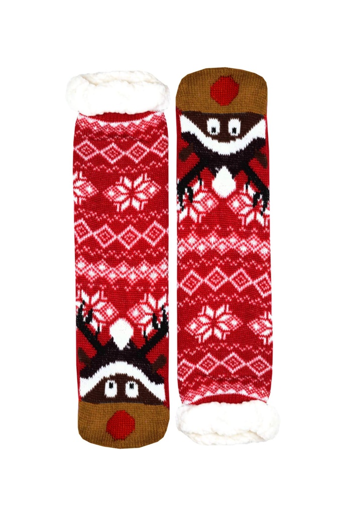 Deer vianočné ponožky termo so sobom detské CW232