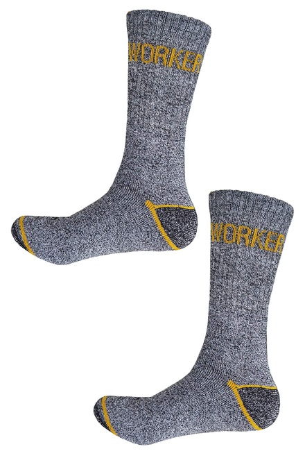 Pracovné termo ponožky 103 - 5bal šedá veľkosť: 43-46