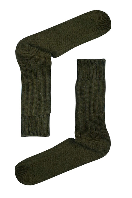 Vojenské ponožky 3 páry khaki veľkosť: 43-46