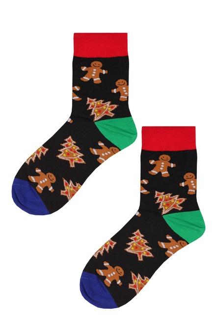 Duo pack III Vianočné ponožky 1982MC viacfarebná veľkosť: 43-46